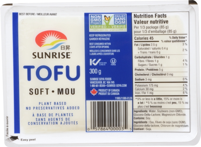Sunrise Soft Tofu
