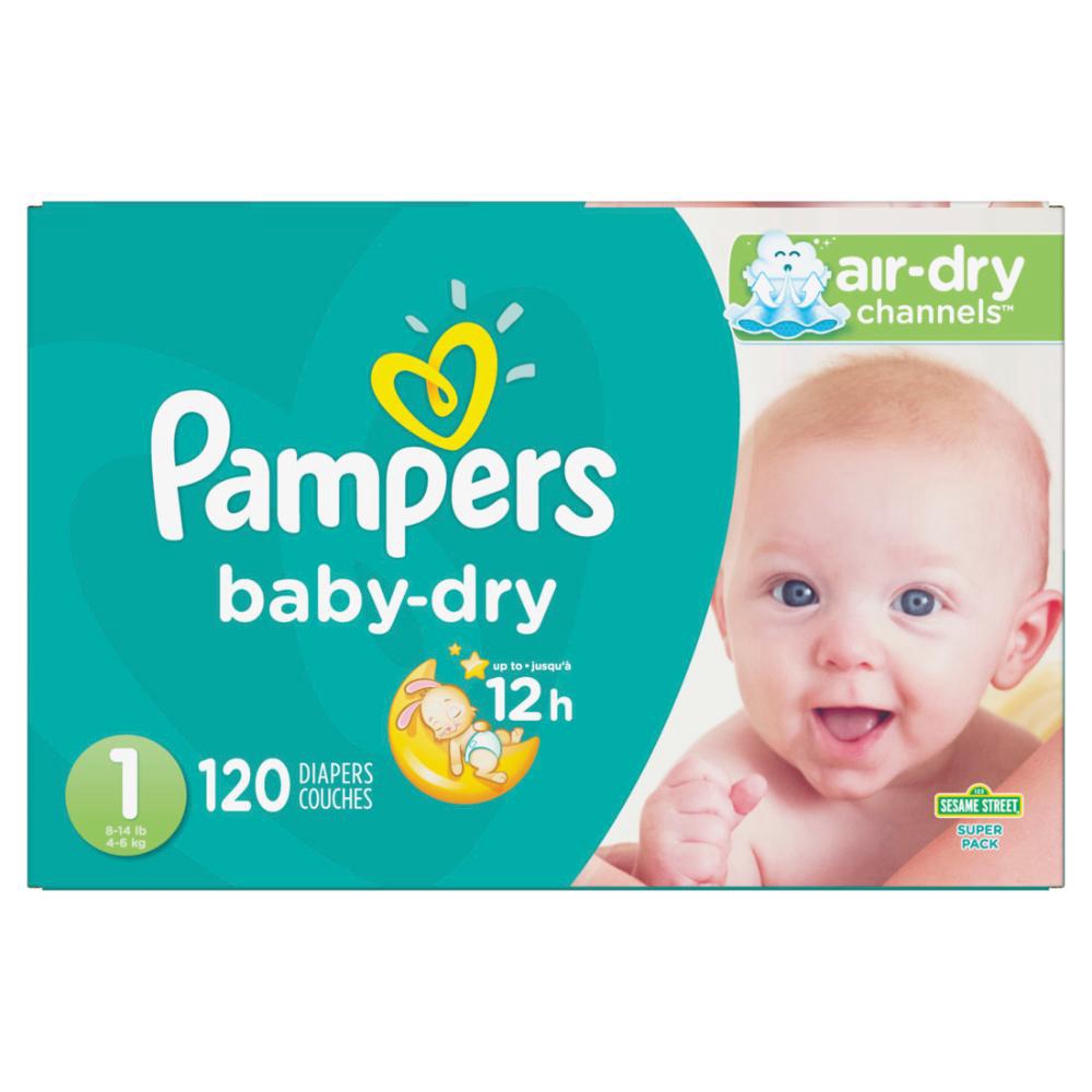Size 1 Baby Dry Diaper