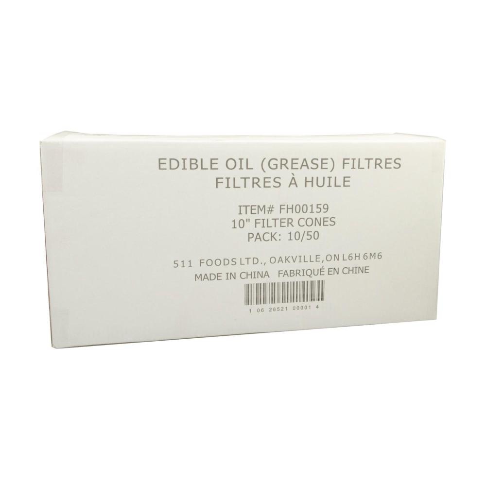 Edible Oil 10 in Filter Cone