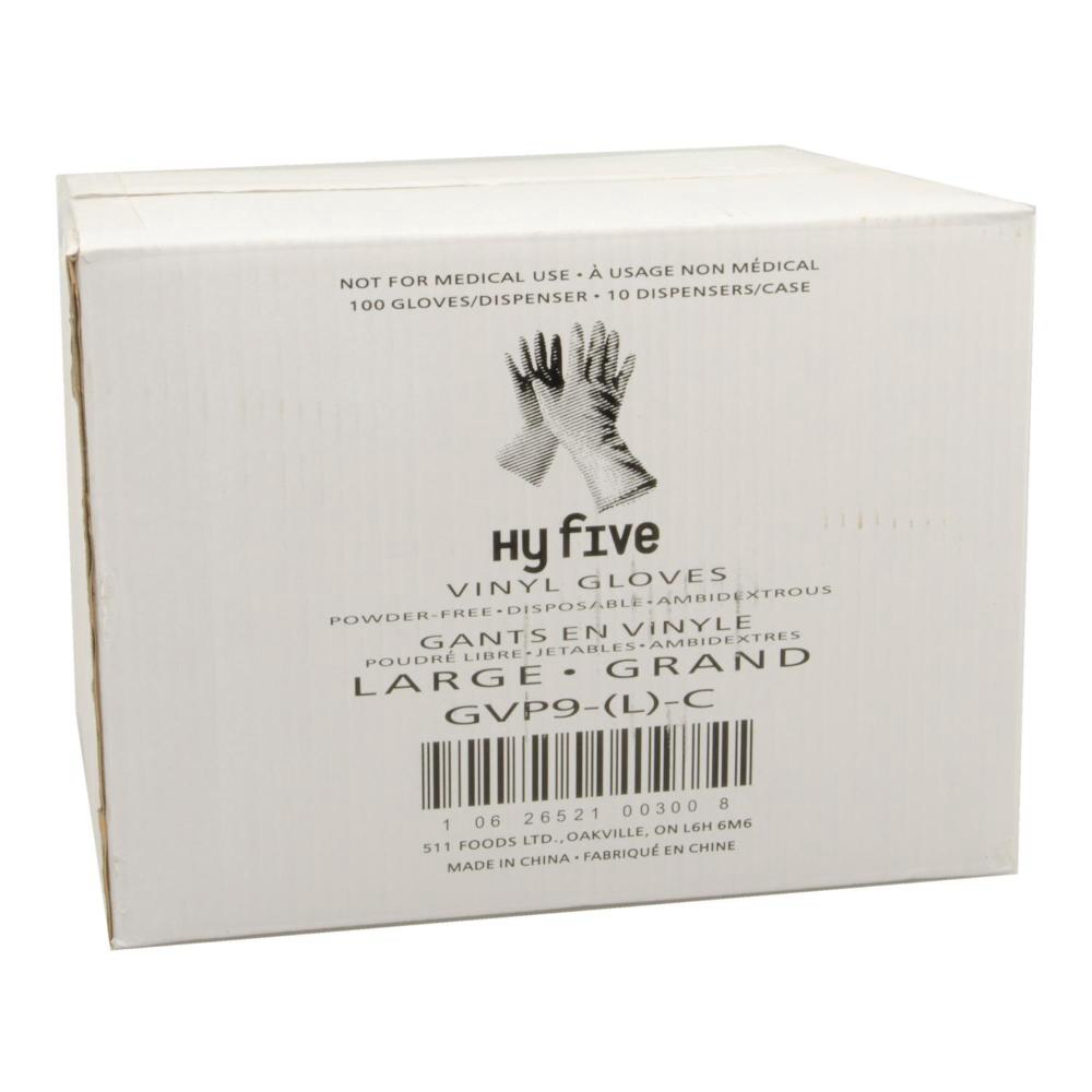 Large Powder Free Vinyl Gloves