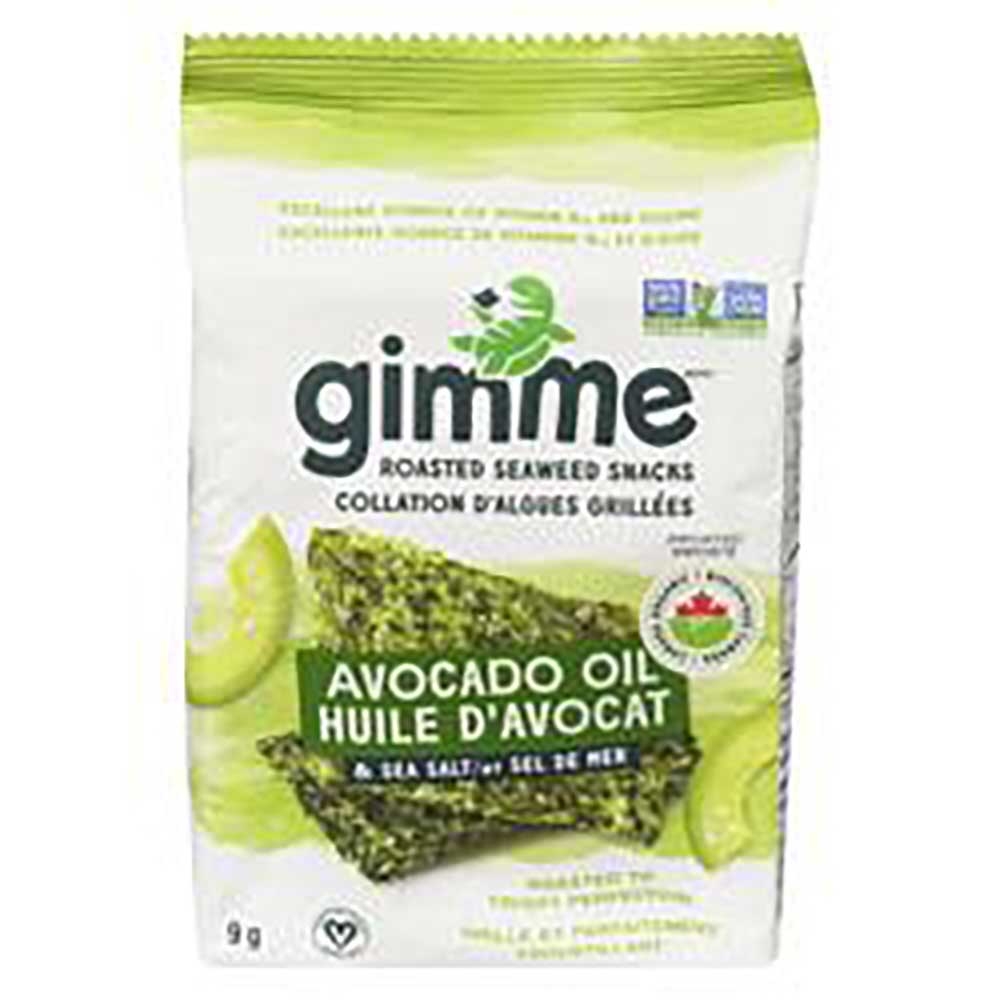 Organic Sea Salt and Avocado Oil Roasted Seaweed Snacks