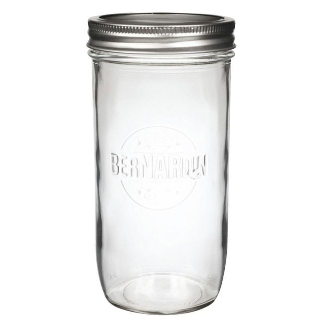 Conserved Wide Mouth Jar with Lid