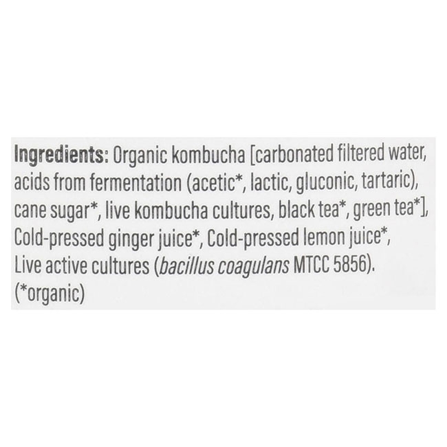 Ginger Lemon Kombucha