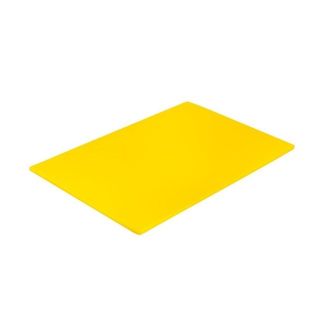 Polyethylene Medium Density Yellow Cutting Board