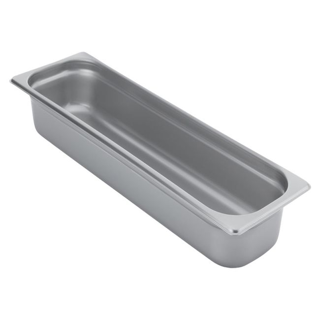 304 Stainless Steel 22 Gauge Half Size Heavy Weight Long Steam Table Pan