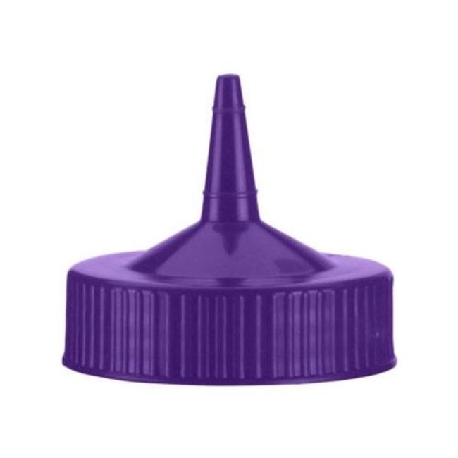 4913-54 Purple Single Tip Cap for Wide Mouth Squeeze Dispenser