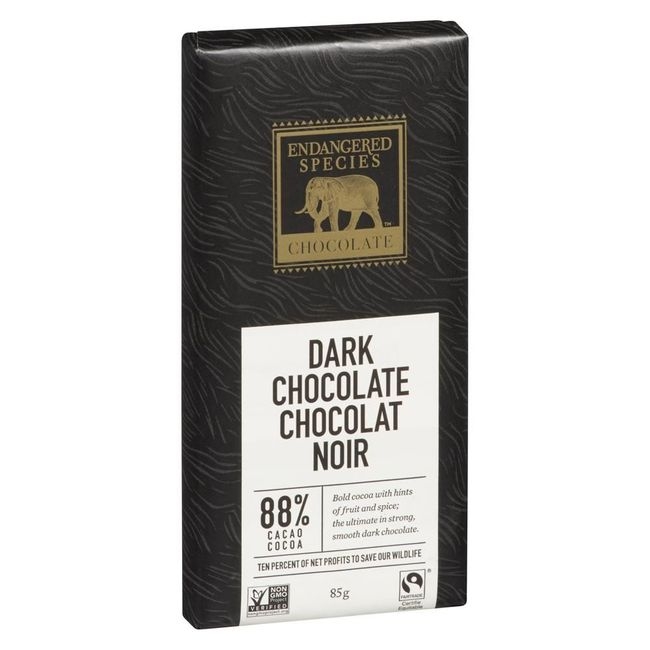 Black Panther 88 Percent Cocoa Extreme Dark Chocolate Bar