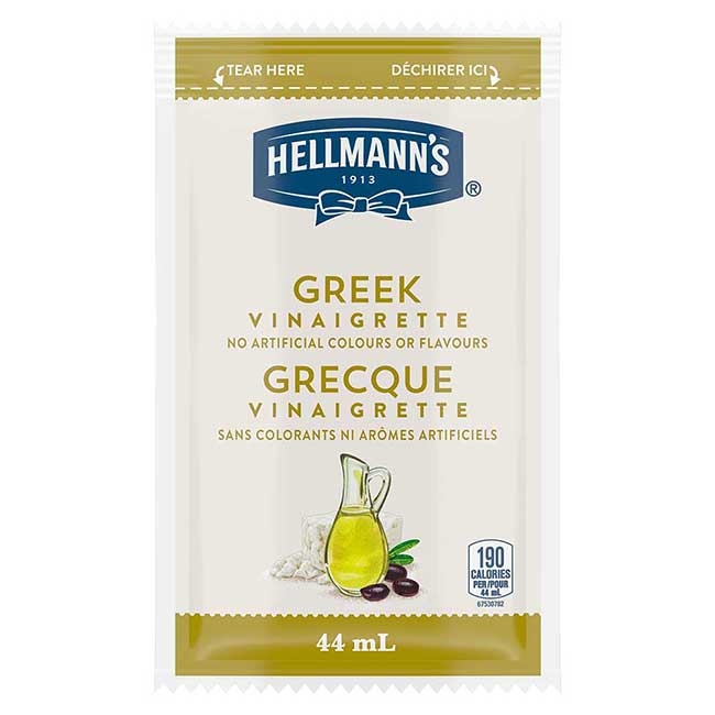 Greek Vinaigrette Dressing - Portion Cup