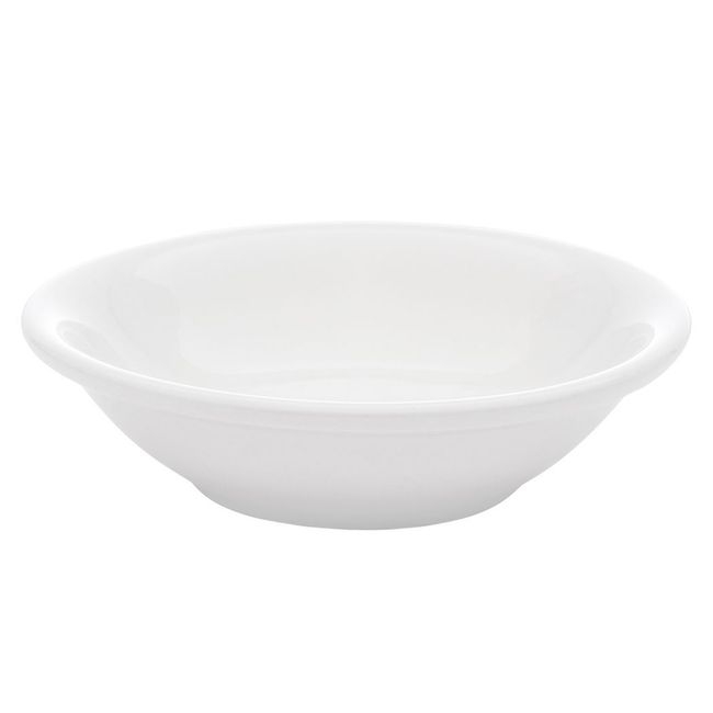 Palm Porcelain White Fruit Bowl