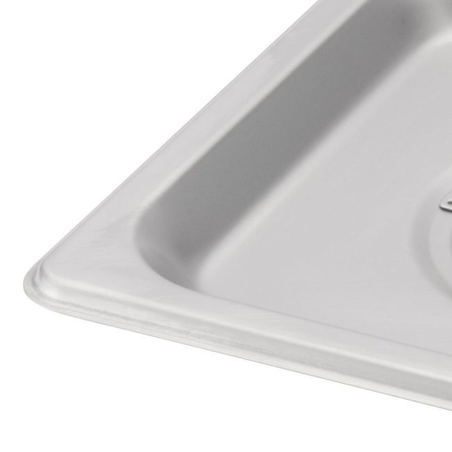 304 Stainless Steel Solid One Sixth Size Steam Table Pan Cover