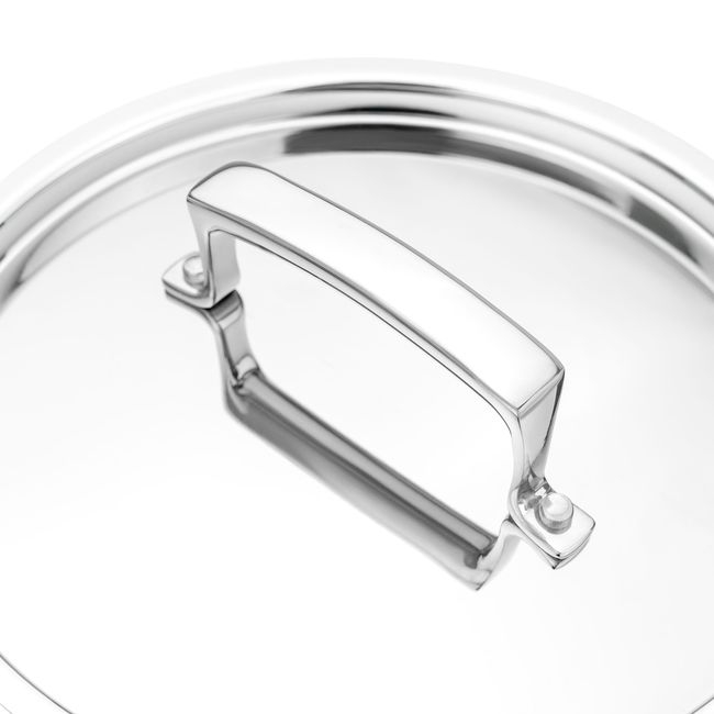 Thermalloy 18 cm Stainless Steel Tri-Ply Cover for 5724202