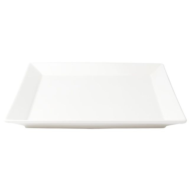Foundation Porcelain Square Wide Rim Plate