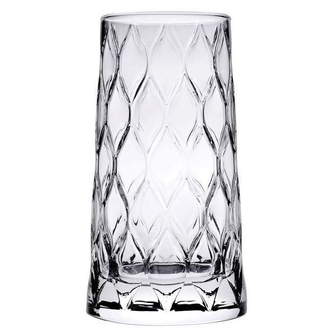 Leafy Long Drink Glass