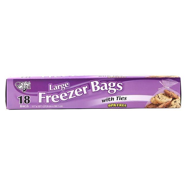 Large Freezer Bag with Ties