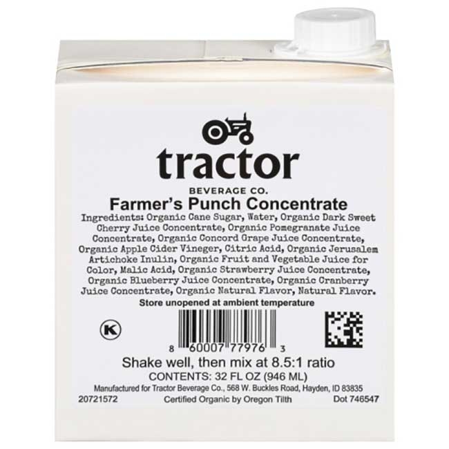 Organic Farmers Punch Concentrate