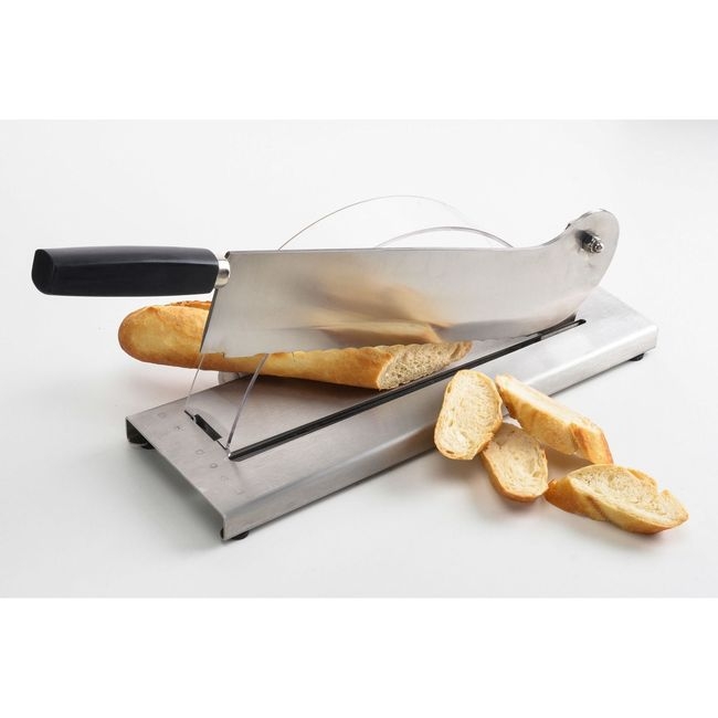 Stainless Steel Professional Bread Slicer with 13.75 in Blade
