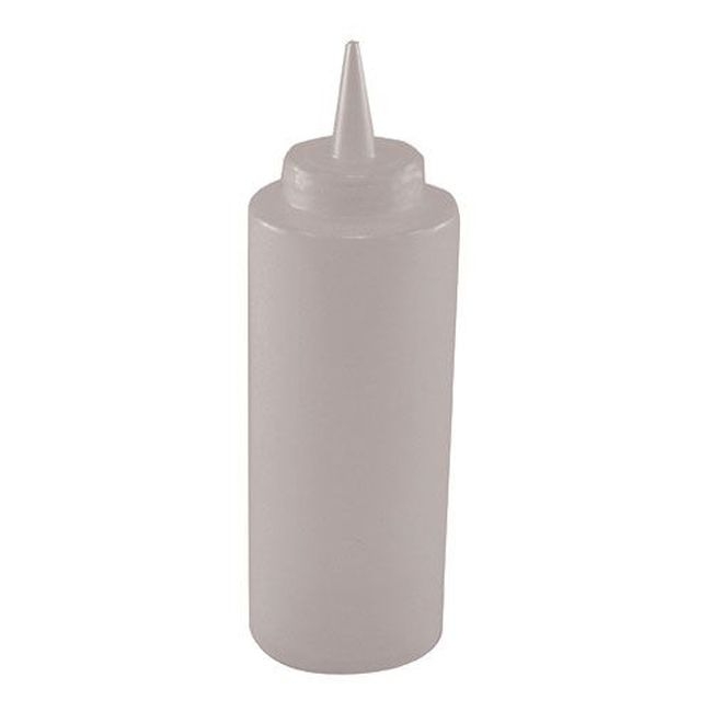 PSB-12C Plastic Clear Regular Squeeze Bottle