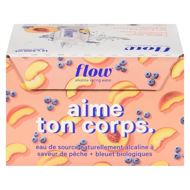 Alkaline Peach Blueberry Flavoured Mineral Spring Water