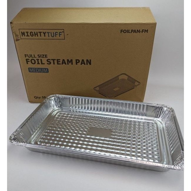 Mighty Tuff Full Size Medium Foil Steam Pan