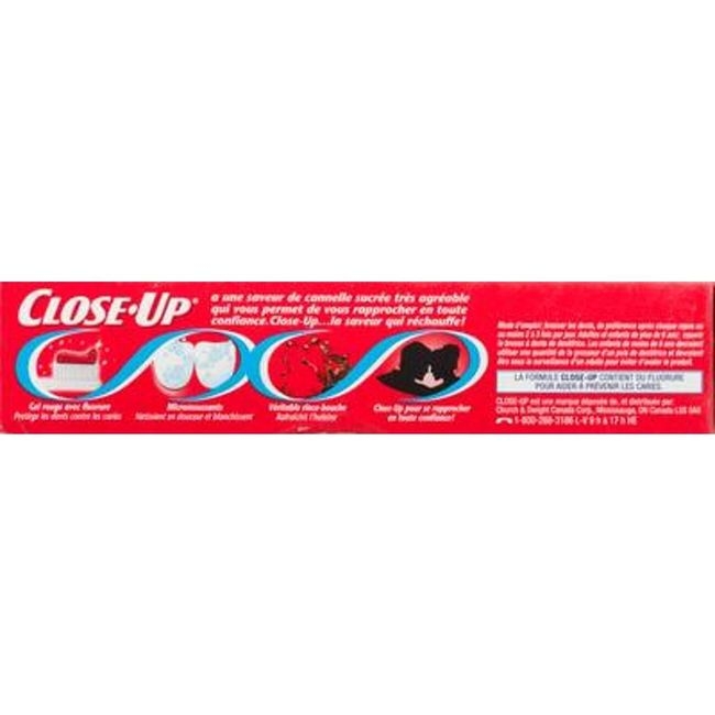 Ultra Cinnamon Whitening Gel Toothpaste