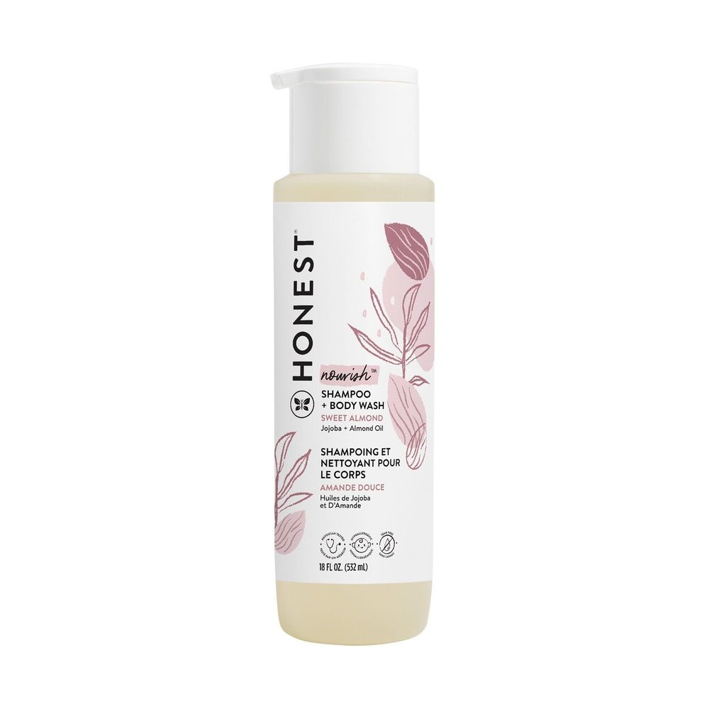 Gently Nourishing Sweet Almond Shampoo and Body Wash