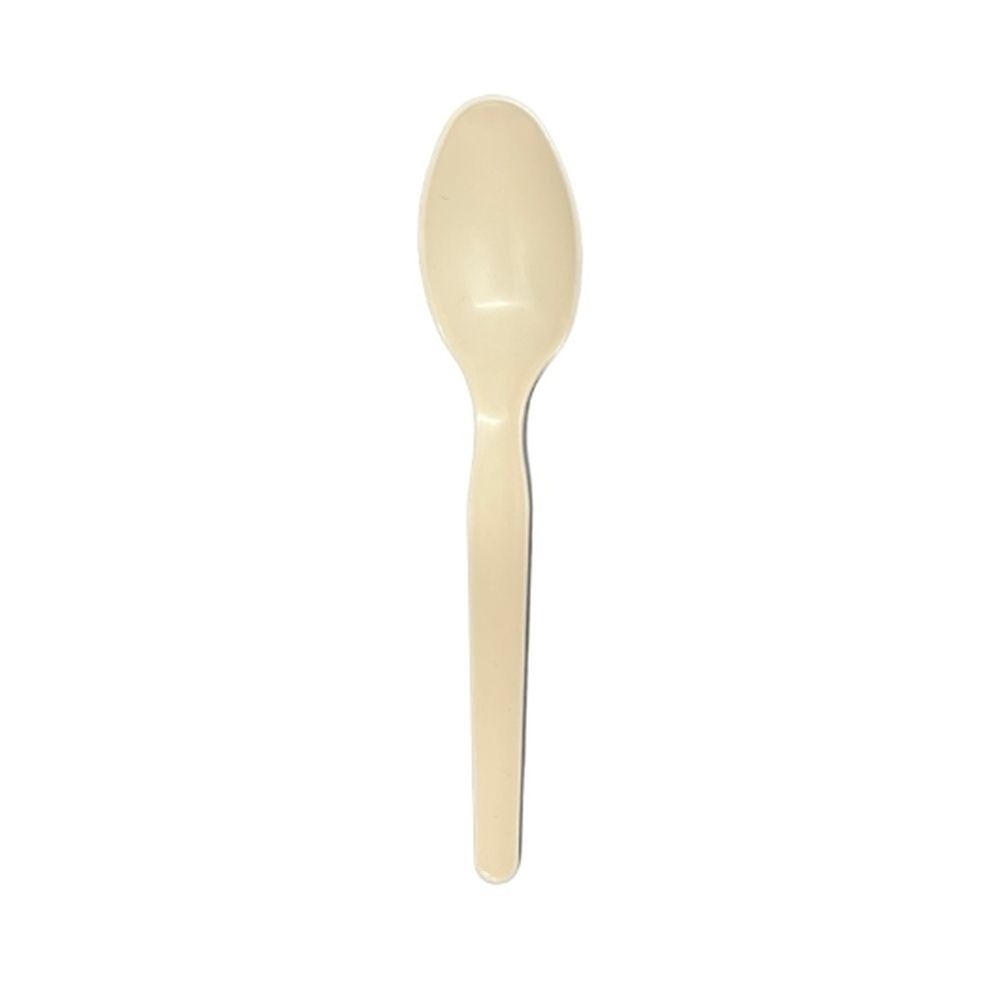 6 in Natural Biodegradable Unwrapped Spoon