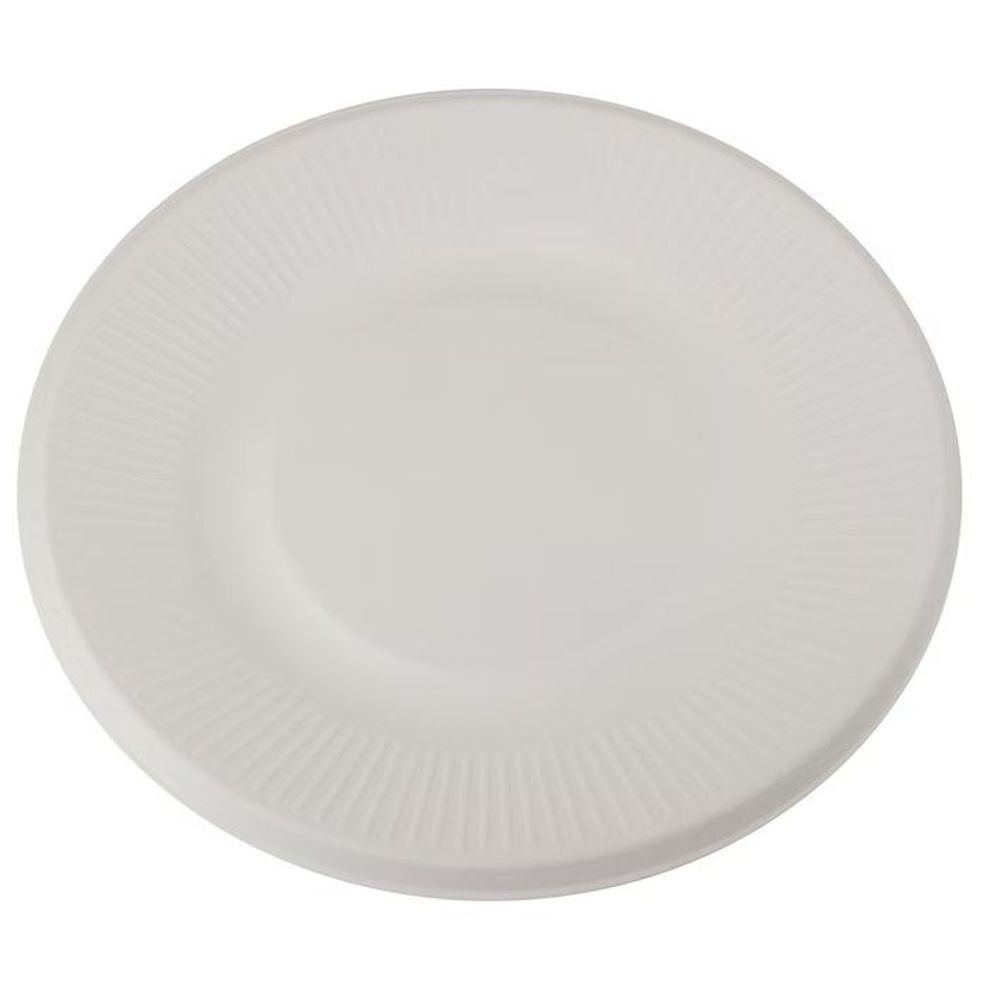 Compostable Fluted-Rim Plate