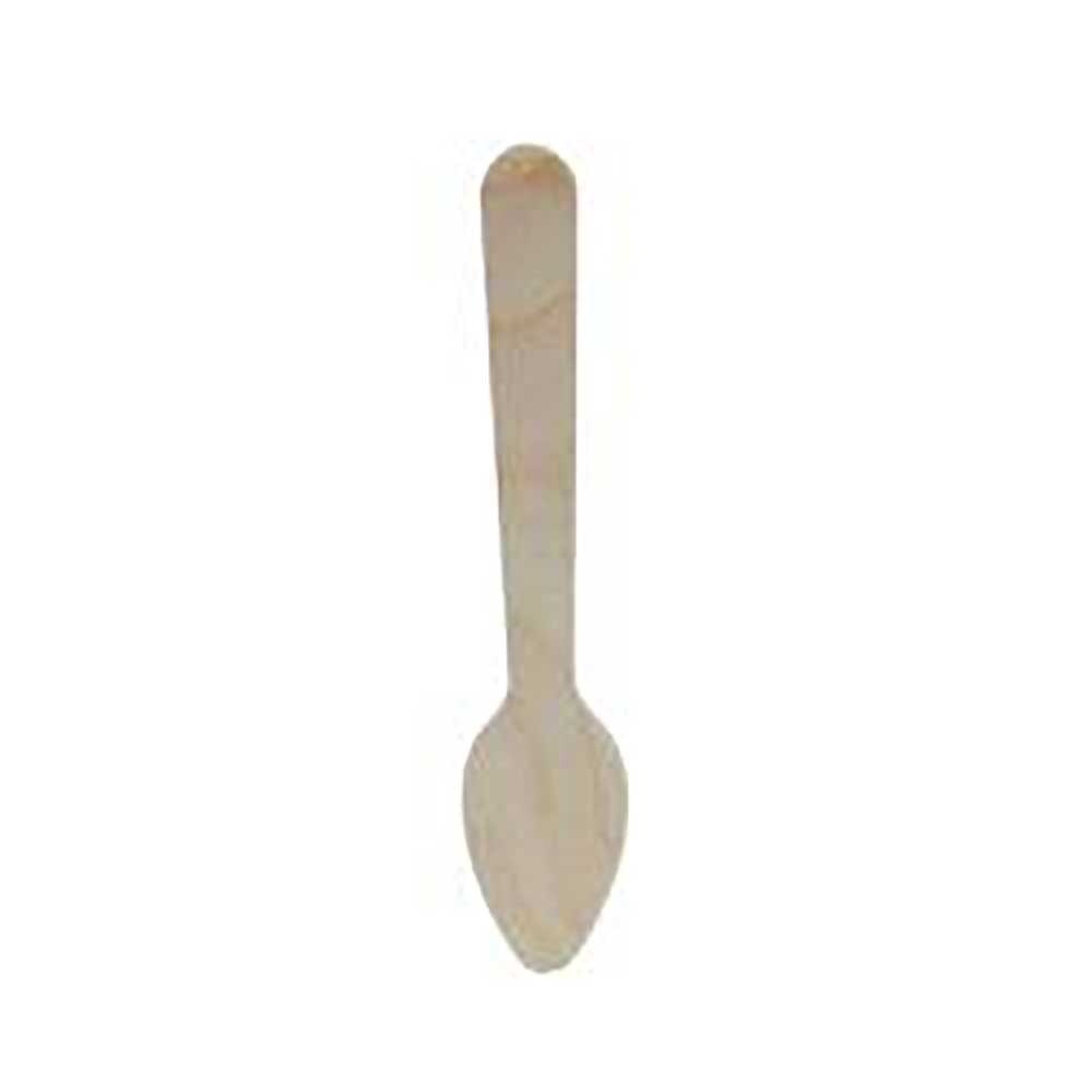 Brown Wooden Tasterspoons - Bulk
