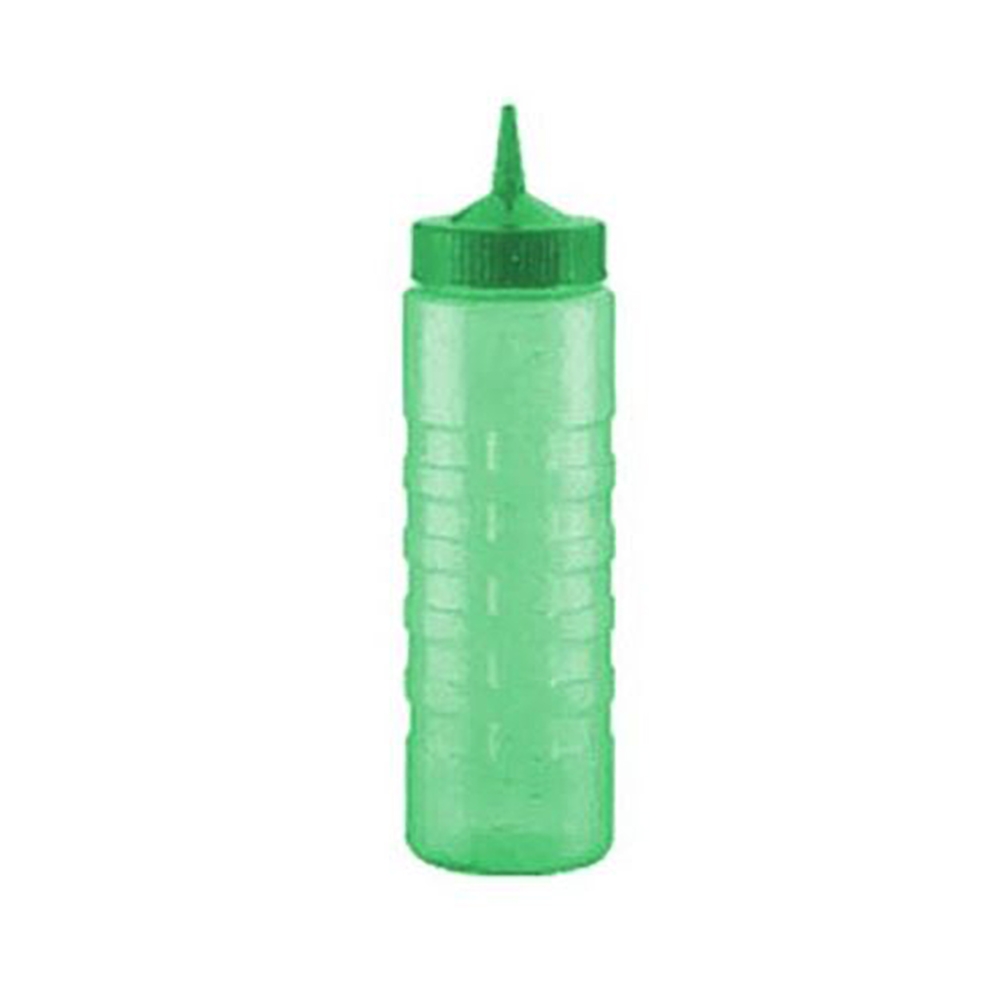 4924CJ-191 Vista Green Translucent Wide Mouth Squeeze Bottle Only, 24 oz Capacity