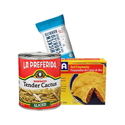 Contains 102 Hispanic Meals products