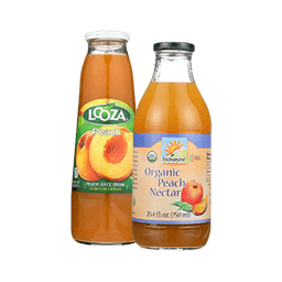 Contains 13 Peach Juice products