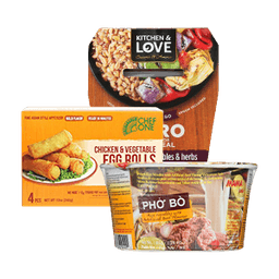 Contains 60 Asian Meals products