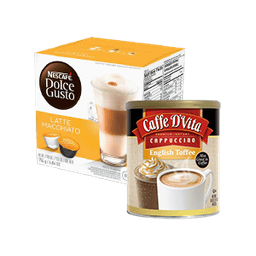 Contains 24 Lattes and Cappuccino products