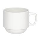 Palm Porcelain White Stacking Cup