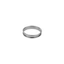 Stainless Steel Tart Ring with Rolled Edges