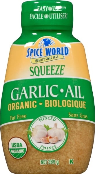 Organic Minced Garlic