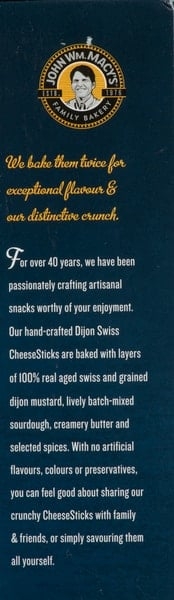 Dijon Swiss CheeseSticks