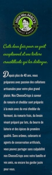 Rosemary Cheddar CheeseCrisps