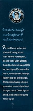 Asiago and Cheddar CheeseCrisps