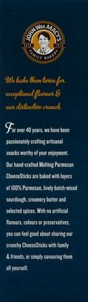 Melting Parmesan CheeseSticks