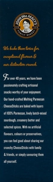 Melting Parmesan CheeseSticks