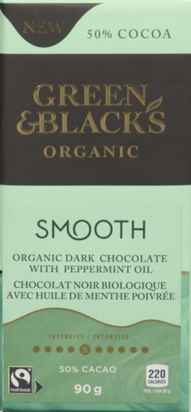 Organic Dark Chocolate with Peppermint Oil