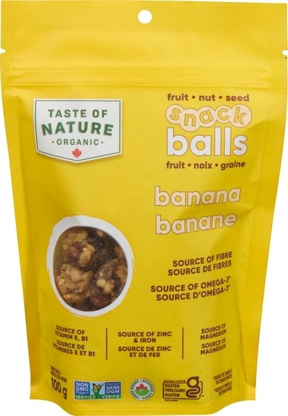 Organic Banana Snack Balls