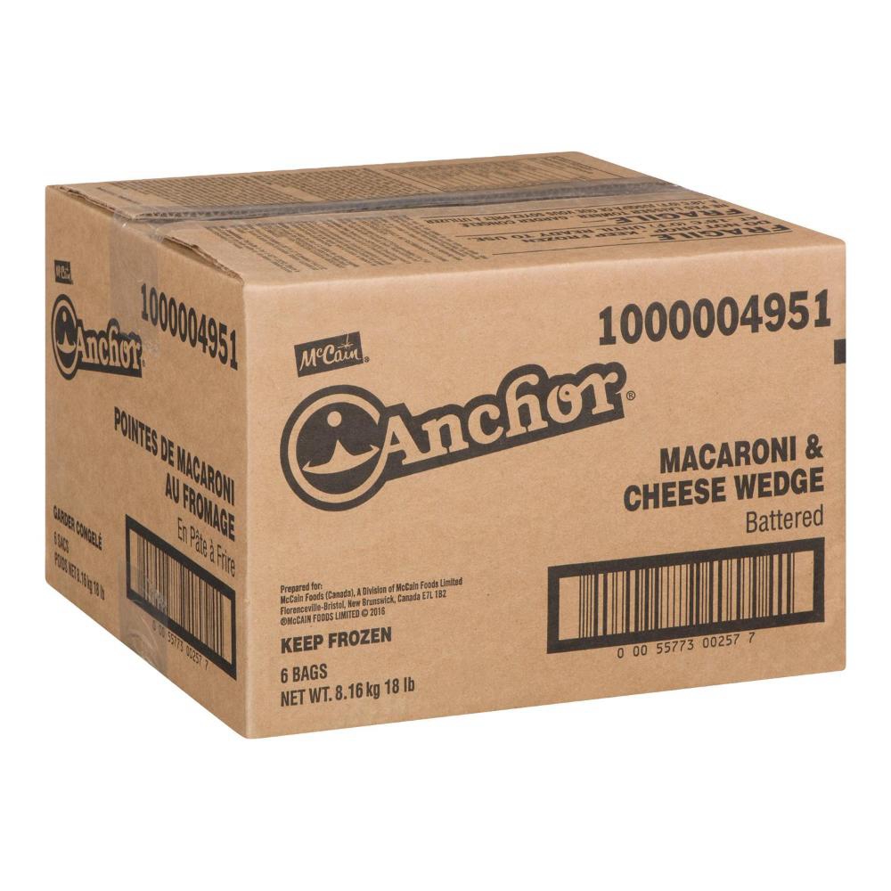 Battered Macaroni and Cheese Wedge Bites