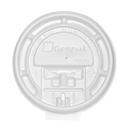 White HIPS Flat Lid for 7/8/9 oz Hot Drink Cup