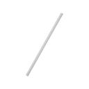 8 in White Polypropylene Jumbo Straight Straw