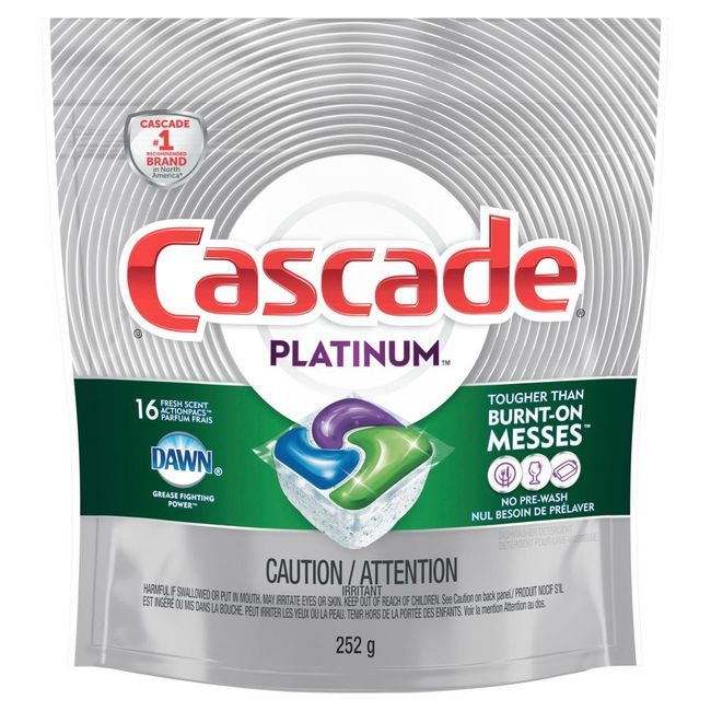Action Pacs Platinum Fresh Scent Dishwasher Detergent