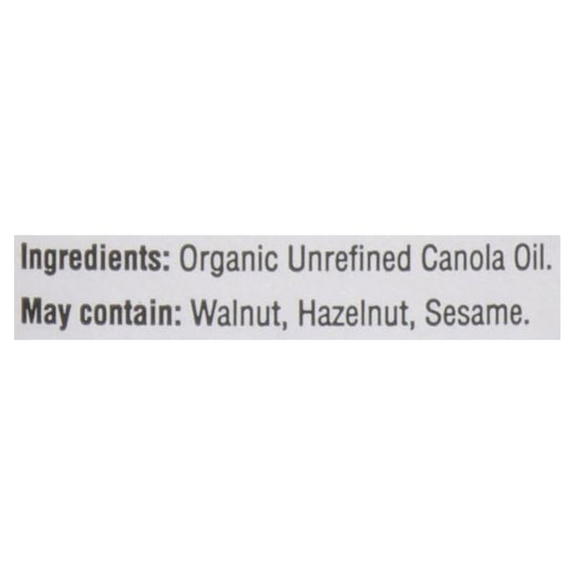 Organic Canola Oil
