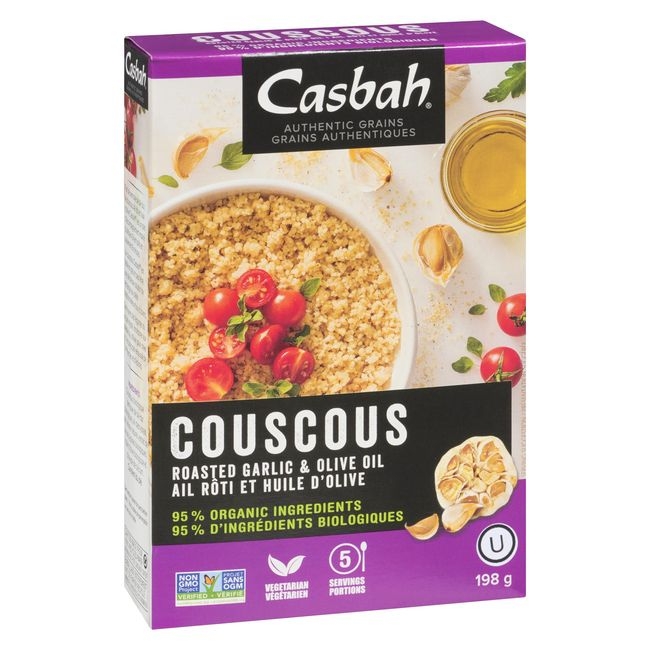 Organic Roasted Garlic and Olive Oil Couscous