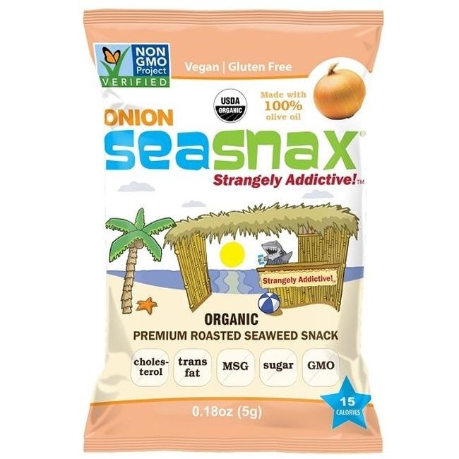 Organic Toasty Onion Grab and Go Seaweed Snack